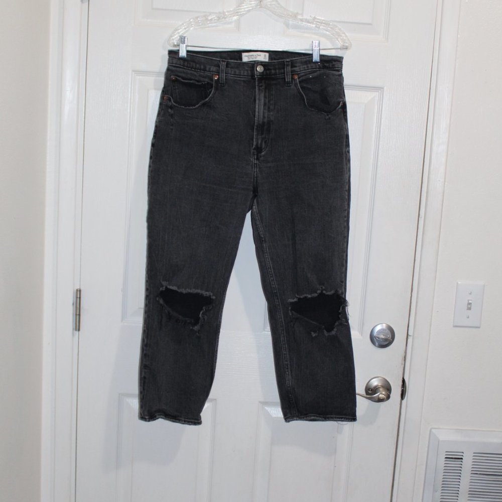 A+F 14 Short + ankle length straight ultra high rise curve love